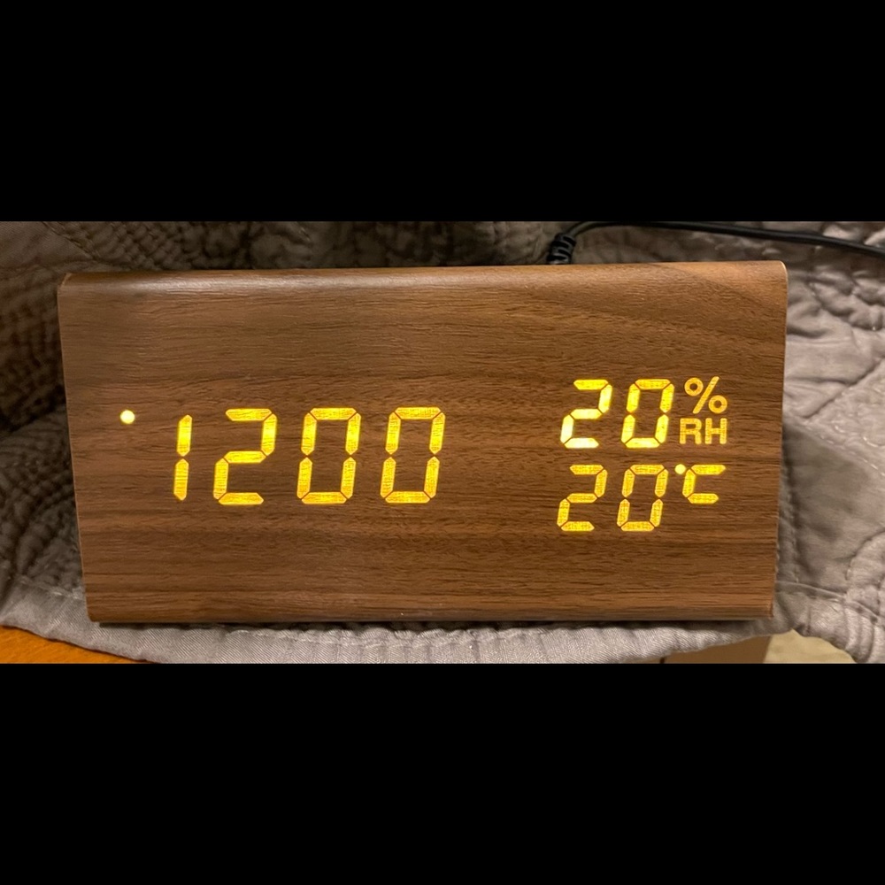 Electric Wood Clock